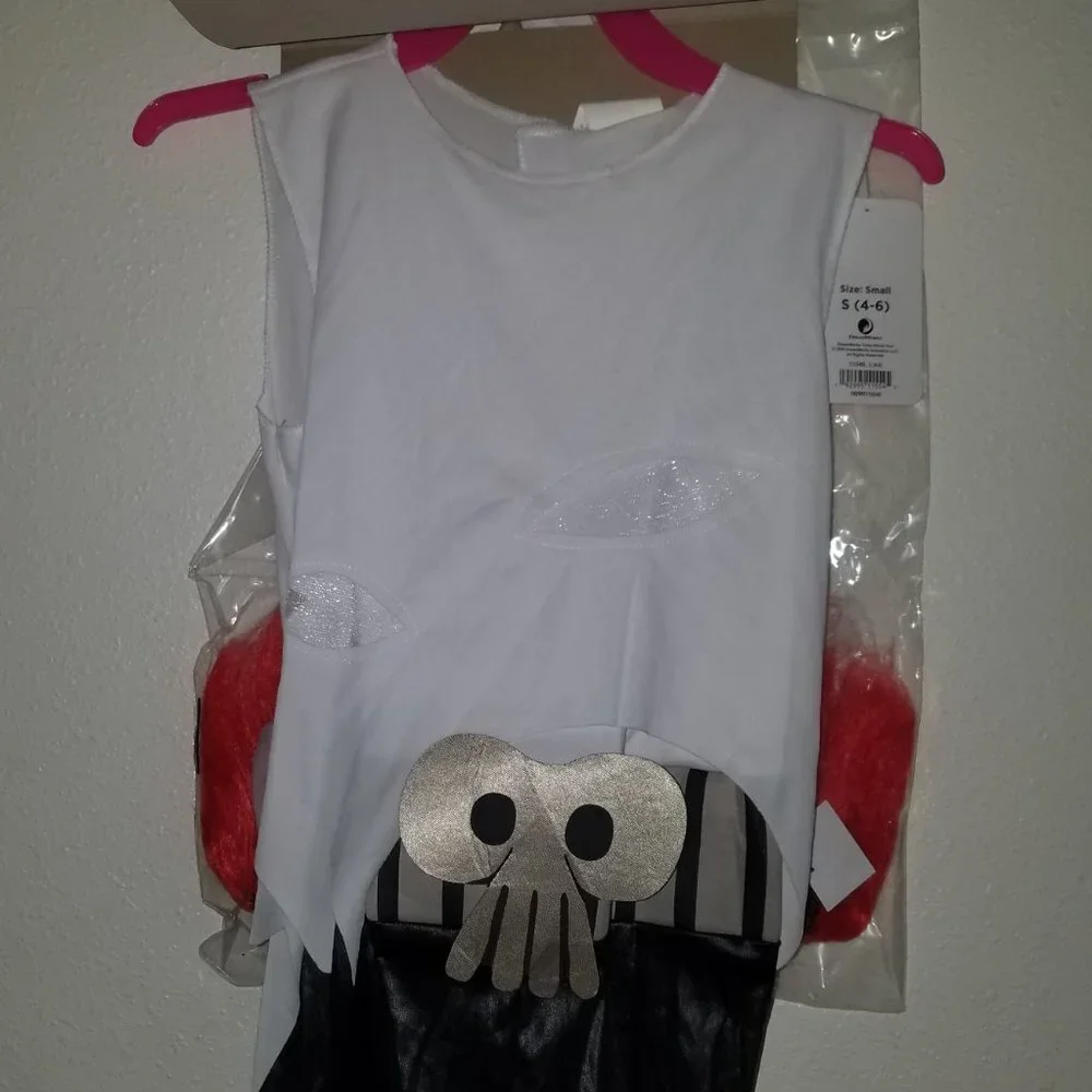 NEW Barb Trolls World Tour Halloween Costume S 4-6 M 8-10 Jumpsuit Mohawk